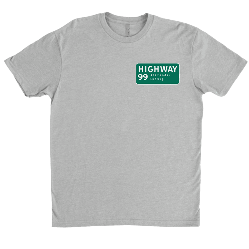 Highway 99 Green Sign Tee