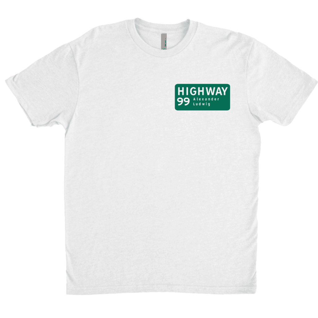 Highway 99 Green Sign Tee